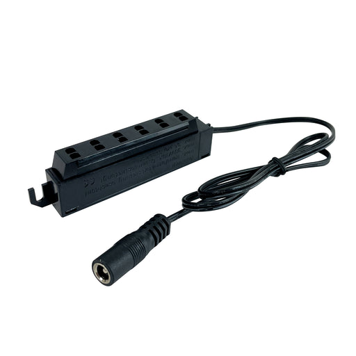 Nora 24 Inch 6-Port Power Line Interconnection For Josh Puck Black (NMPA-6P-24B)