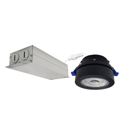Nora 4 Inch M-Wave Can-Less Adjustable LED Downlight 2700K Black Finish (NMW-427B)