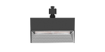 Green Creative NOVT/9CCTS/SD/DIM120V/UNV/J/BL LED Nova Wall Wash Track Head Wattage/CCT Selectable 30W/40W/50W 3000K/3500K/4000K 120V J-Type Adapter Black (37962)