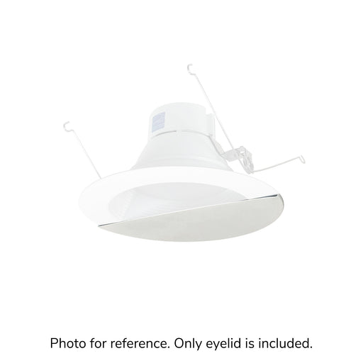 Nora 5 Inch/6 Inch Onyx Round Eyelid White (NOX-56EYELIDW)