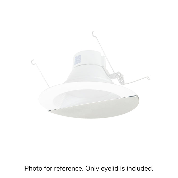 Nora 5 Inch/6 Inch Onyx Round Eyelid White (NOX-56EYELIDW)