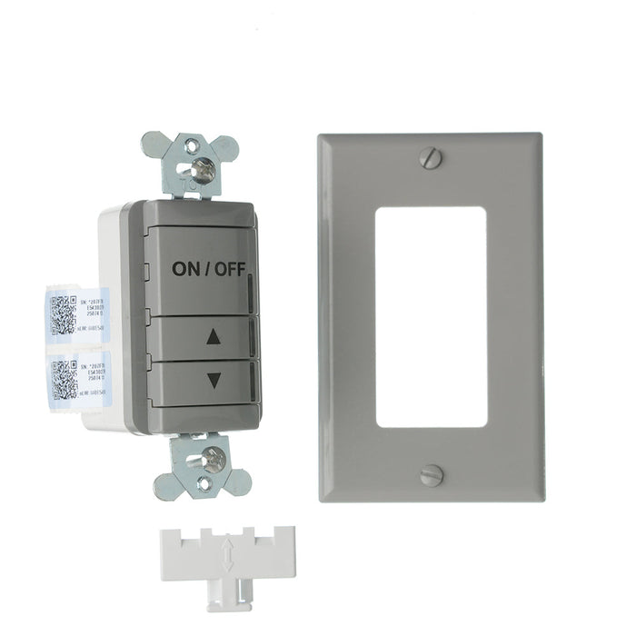 Lithonia nLight WallPod Push-Button Occupancy Controlled Dimming Without Dimming Output Gray (NPODM DX GY)