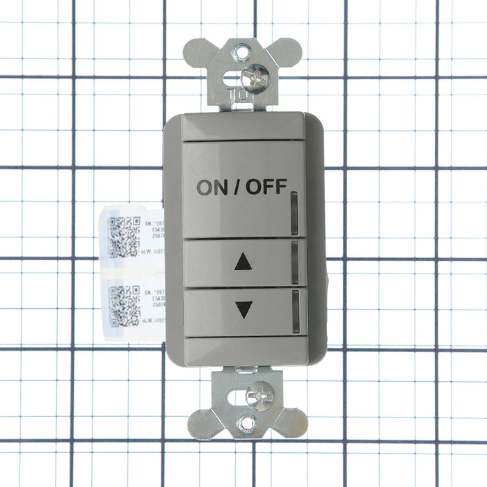Lithonia nLight WallPod Push-Button Occupancy Controlled Dimming Without Dimming Output Gray (NPODM DX GY)