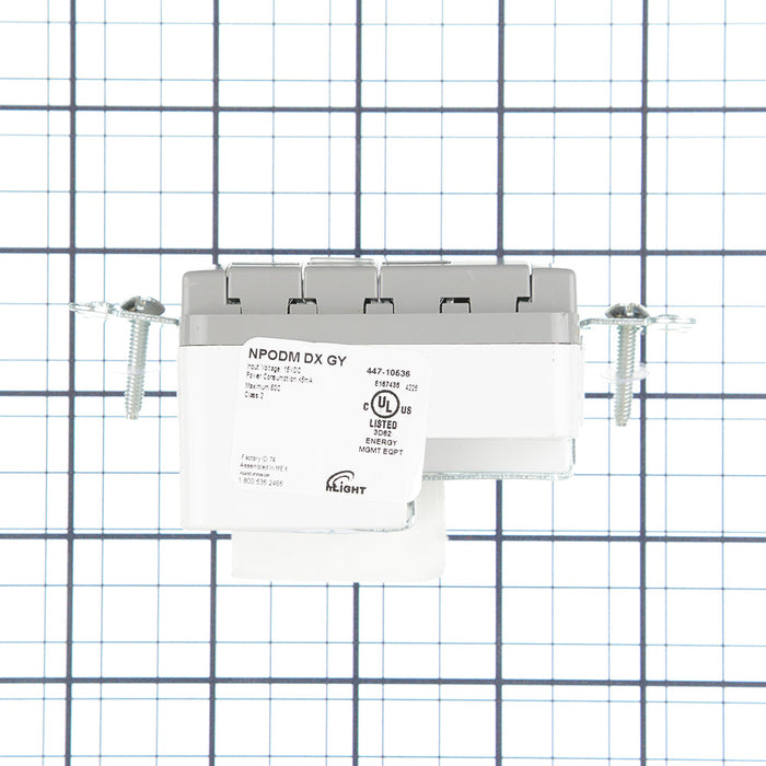 Lithonia nLight WallPod Push-Button Occupancy Controlled Dimming Without Dimming Output Gray (NPODM DX GY)