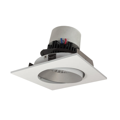 Nora 4 Inch Pearl Retrofit Square Cone Regress Adjustable Trim 800Lm 12W Comfort Dim 90 CRI Haze/White 120V Triac/ELV Dimming (NPR-4SCCDXHW)