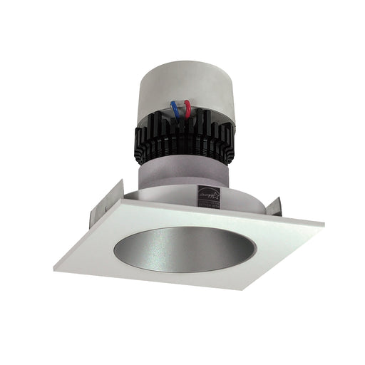 Nora 4 Inch Pearl Retrofit Square /Round Deep Cone Reflector Non-Adjustable Trim 1000Lm 12W 3500K 90 CRI Haze/White 120V Triac/ELV Dimming (NPR-4SNDC35XHW)