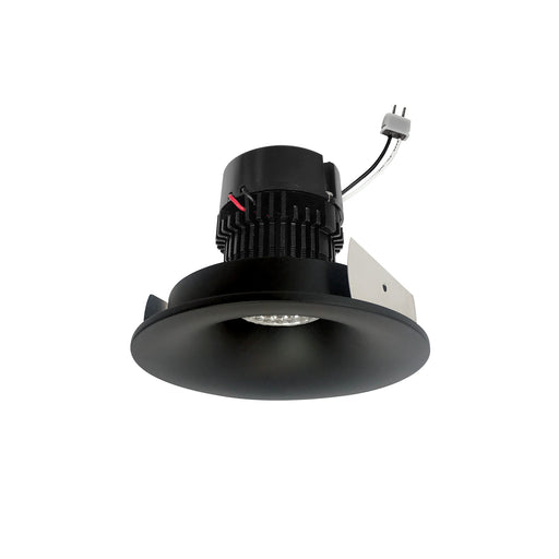 Nora 4 Inch Pearl Low Voltage LED Round Bullnose Retrofit 1200Lm 11W 2700K Black Finish (NPRLV-4RNB27XBB)