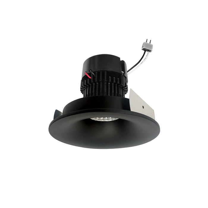 Nora 4 Inch Pearl Low Voltage LED Round Bullnose Retrofit 1200Lm 11W 2700K Black Finish (NPRLV-4RNB27XBB)