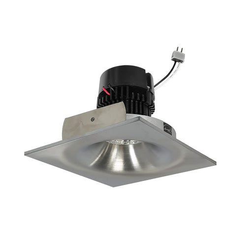 Nora 4 Inch Pearl Low Voltage LED Square Bullnose Retrofit 1200Lm 11W 4000K Natural Metal Finish (NPRLV-4SNB40XNN)