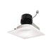Nora 4 Inch Pearl Low Voltage LED Square Bullnose Retrofit 1200Lm 11W 3500K White Finish (NPRLV-4SNB35XWW)