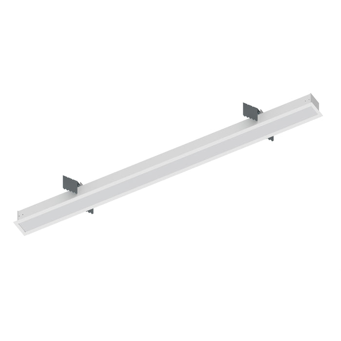 Nora 4 Foot L-Line LED Recessed Linear 4200Lm 4000K White Finish (NRLIN-41040W)