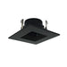 Nora 4 Inch Square Trim Regress Black Reflector Black Trim (NS-4857BB)