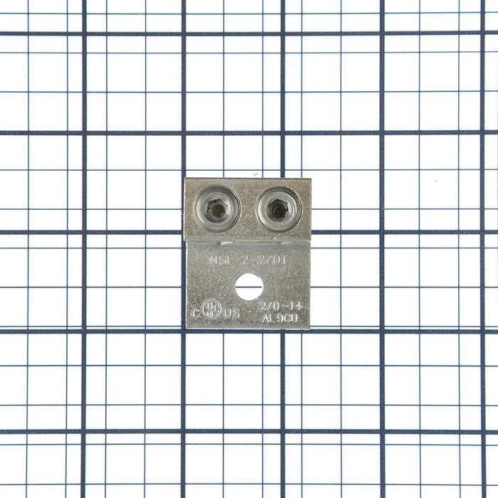 NSI Aluminum Double Lug 2 2/0-14 AWG Aluminum/ Copper (2-2/0T)