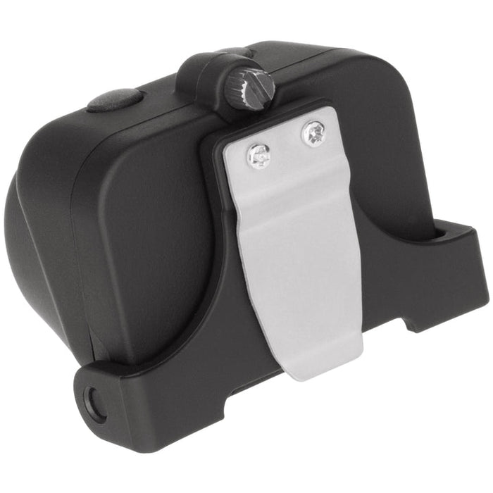 Nightstick Dual-Light Multifunction Clip-On LED Headlamp White Spotlight White Floodlight Black Body (NSP-4608BC)