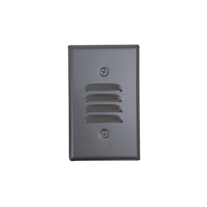 Nora Mini LED Step Light With Horizontal And Vertical Louver Face Plates 1W 90 CRI 3000K Bronze 120V Non-Dimming (NSW-6619BZ)