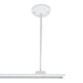 Nora 72 Inch Pendant Assembly Kit 1 Or 2 Circuit Track White (NT-372W)