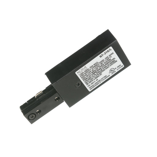 Nora Single Circuit Black Left Polarity Live End Feed (NT-316B/L)