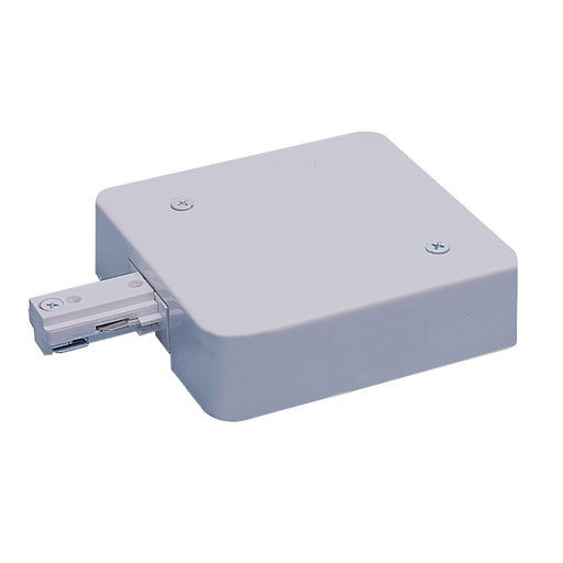 Nora T-Bar Live End Feed With Current Limiter 1.5 Amps 1 Circuit Track Silver (NT-348S/1.5A)