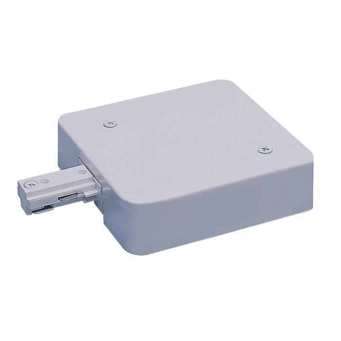 Nora T-Bar Live End Feed With Current Limiter 1.5 Amps 1 Circuit Track Silver (NT-348S/1.5A)