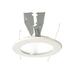 Nora 5 Inch Flat Frost Lens Trim White (NT-5026W)