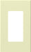 Lutron Architectural Wall Plate 1-Gang Almond (NT-R3-NFB-AL)