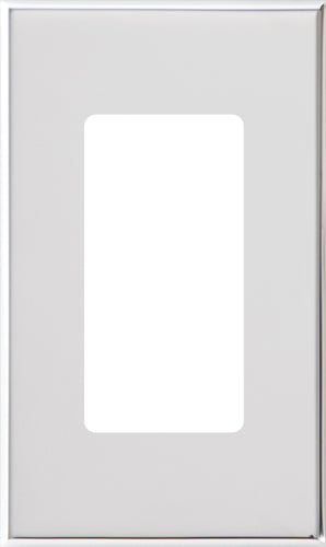 Lutron Architectural Wall Plate 1-Gang Bright Chrome (NT-R3-NFB-BC)
