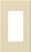 Lutron Architectural Wall Plate 1-Gang Beige (NT-R3-NFB-BE)