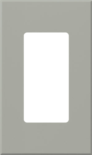 Lutron Architectural Wall Plate 1-Gang Gray (NT-R3-NFB-GR)