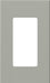 Lutron Architectural Wall Plate 1-Gang Gray (NT-R3-NFB-GR)