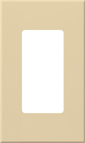 Lutron Architectural Wall Plate 1-Gang Ivory (NT-R3-NFB-IV)