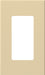 Lutron Architectural Wall Plate 1-Gang Ivory (NT-R3-NFB-IV)