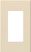 Lutron Architectural Wall Plate 1-Gang Light Almond (NT-R3-NFB-LA)