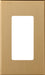 Lutron Architectural Wall Plate 1-Gang Satin Brass (NT-R3-NFB-SB)
