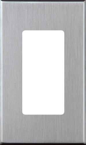 Lutron Architectural Wall Plate 1-Gang Satin Chrome (NT-R3-NFB-SC)