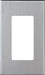 Lutron Architectural Wall Plate 1-Gang Satin Chrome (NT-R3-NFB-SC)