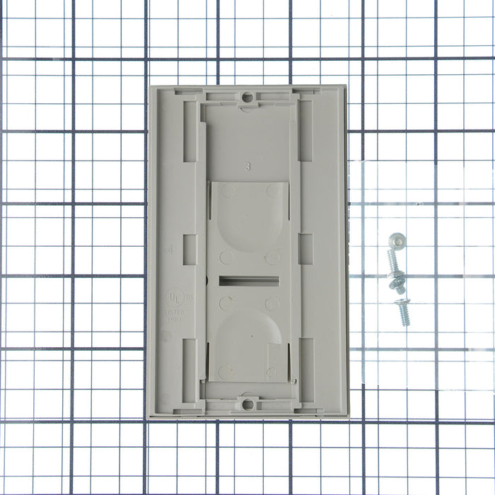 Lutron Architectural Wall Plate 1-Gang Small Control Gray (NT-S-NFB-GR)