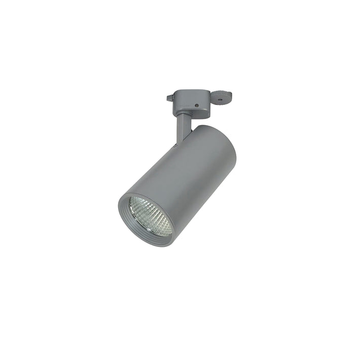 Nora Jason LED Track Head Cylinder 18W 3500K 80+ CRI 24 Degree Spot Silver (NTE-85518S35S)