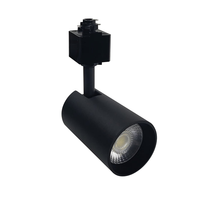 Nora Max Mini LED Track Head 1000Lm 13W 4000K Narrow Flood Optic Black Finish (NTE-864L940NB)