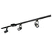 Nora 4 Foot Track Pack With 3 May LED Track Heads 3000K 90 CRI Black (NTLE-860L93010B)