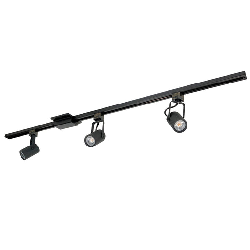 Nora 4 Foot Track Pack With 3 May LED Track Heads 4000K 90 CRI Black (NTLE-860L94010B)