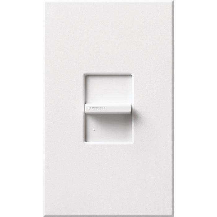 Lutron Novat 800W Magnetic Low Voltage Single-Pole Slide-To-Off Dimmer White (NTLV-1000-WH)