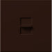 Lutron Novat 1200W Magnetic Low Voltage Single-Pole Slide-To-Off Dimmer Brown (NTLV-1500-BR)