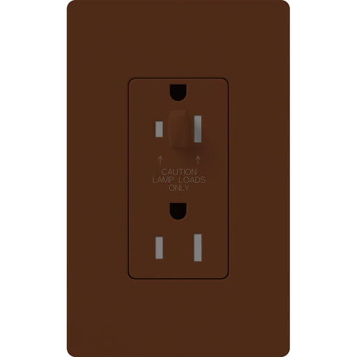 Lutron Architectural 15A Receptacle Half Dimmable Tamper-Resistant Sienna (NTR-15-HDTR-SI)