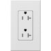 Lutron Architectural 20A Receptacle White (NTR-20-WH)
