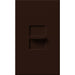 Lutron Nova T 250W LED/ELV Single-Pole Slide To Off Dimmer Brown (NTRP-250-BR)