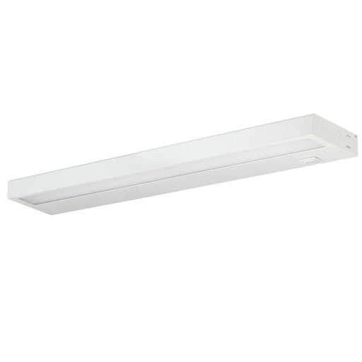 22 Inch White 3000K Under-Cabinet LED Fixture With Rocker Switch (NUD-8822/30WH)