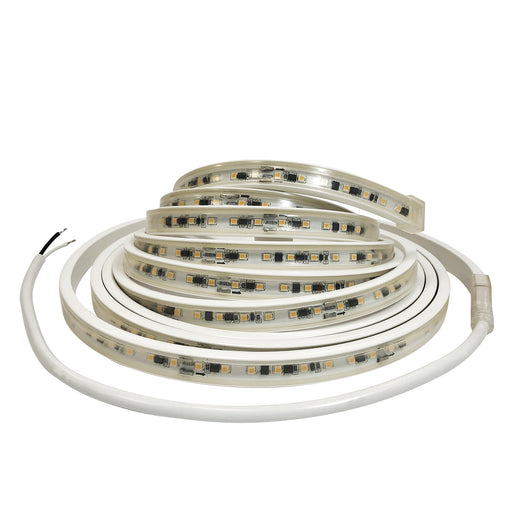 Nora 120V Continuous LED Tape Light 150 Foot 330Lm/3.6W Per Foot 3000K With Mounting Clips And 8 Foot Hardwired Power Cord (NUTP13-W150-12-930/HW)