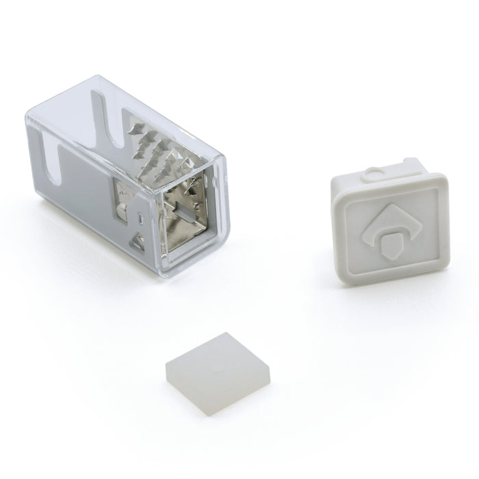 GM Lighting NeoVision24 RGBW 24VDC 4.3W SideFlex LED Tape Accessory - End Cap (NV24S-EC)