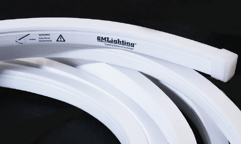 GM Lighting Flexible Neon LED Tape 24Vdc SideFlex 16 Foot 4 Inch 3 Watts Per Foot 2700K (NV24S-3W-27K-16)