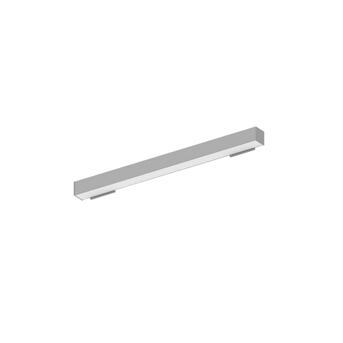 Nora 2 Foot L-Line LED Wall Mount Linear 2100Lm 3000K 2 Inch X 4 Inch Left Plate And 2 Inch X 4 Inch Right Plate Aluminum Finish (NWLIN-21030A/L2-R2)
